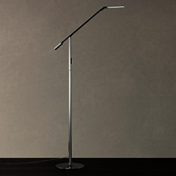 Koncept Equo Floor Lamp, Chrome